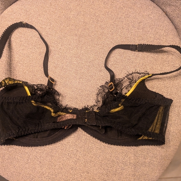 Agent Provocateur Leisa Black Mustard Bra - Picture 7 of 12